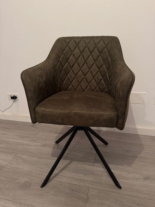 8 Scaune dining verde olive noi