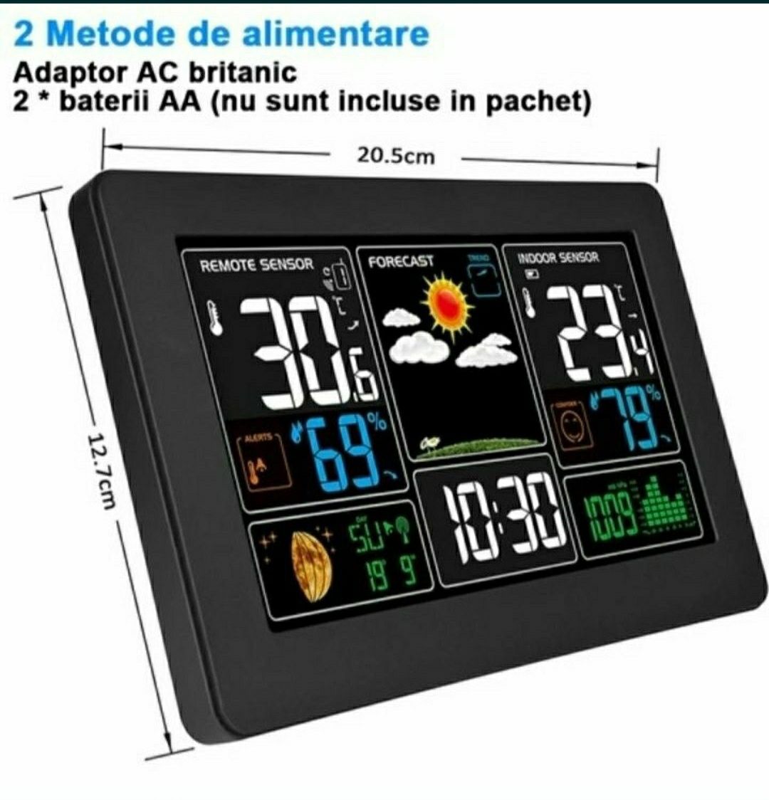 Stație meteo 9.1 cu senzor