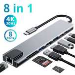 Хаб/Концентратор USB-C HUB 5 в 1/Переходник с