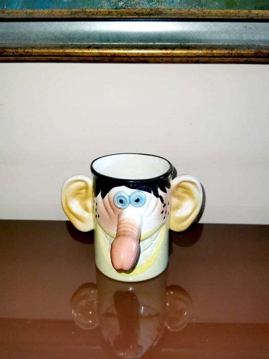 Керамична чаша за кафе чай с игрив мотив супер закачлив подарък !