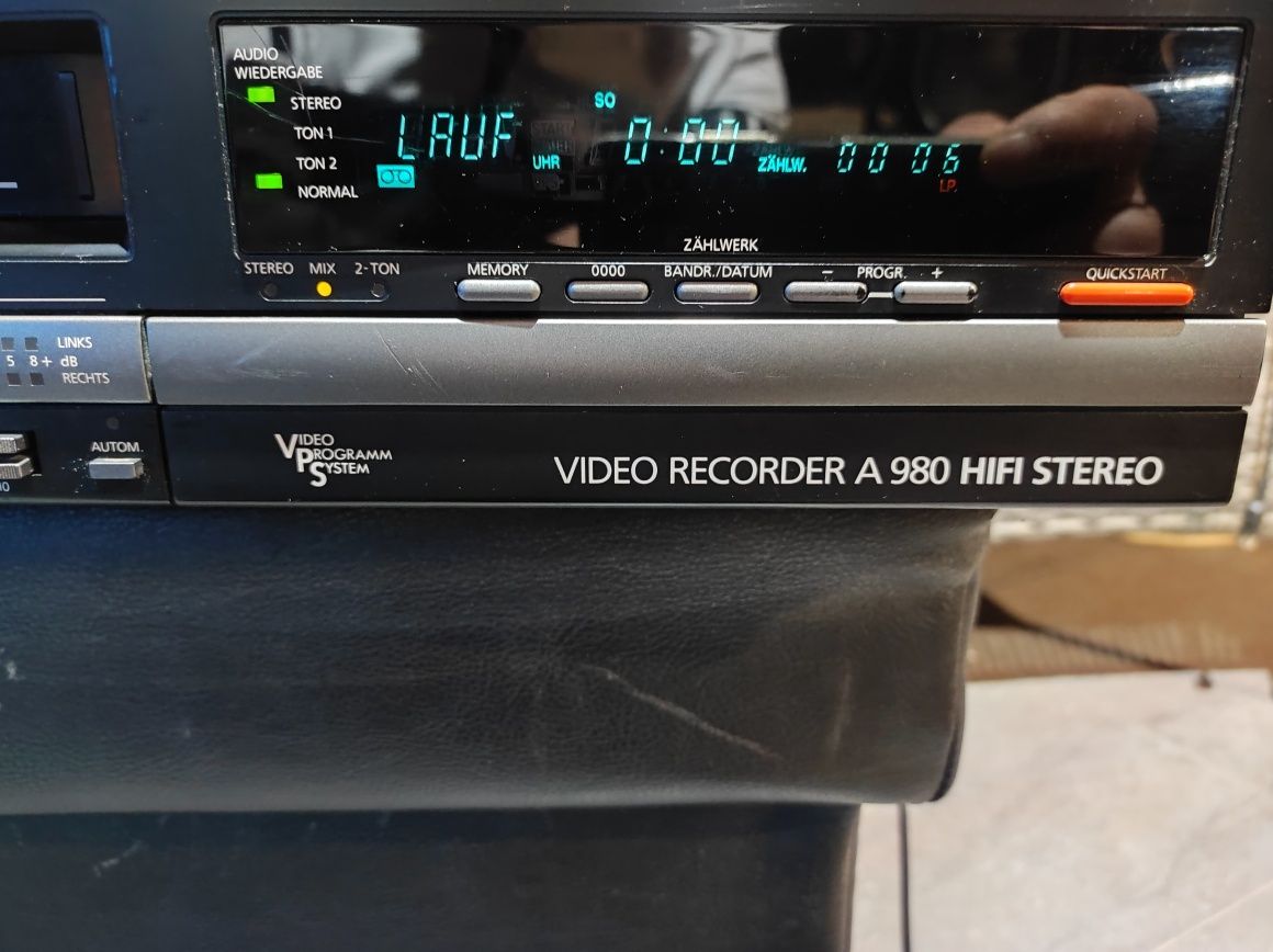 Telefunken vintage video recorder hî fi A 980