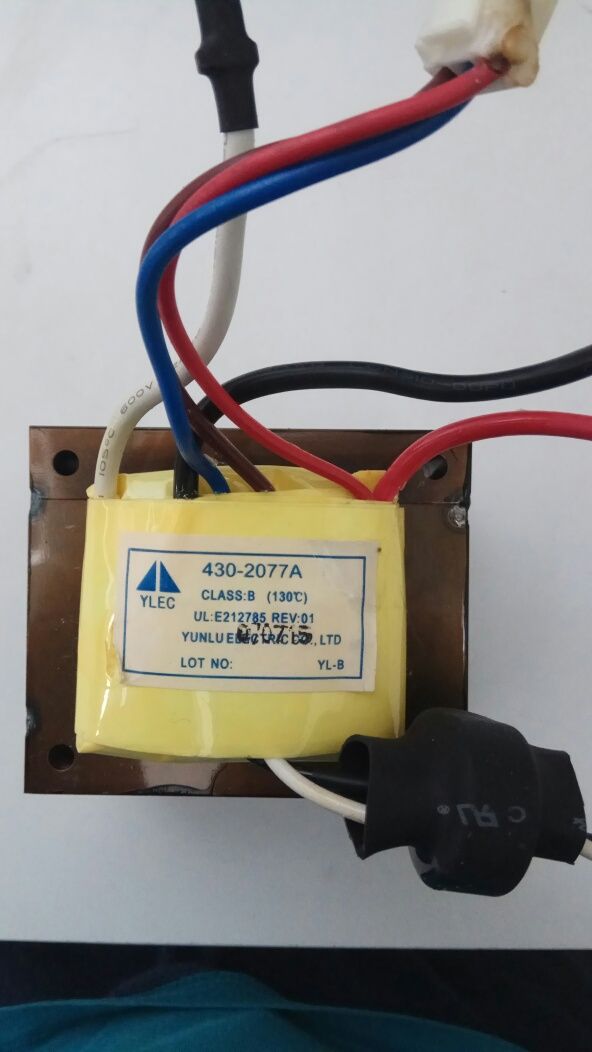 Transformator 430-2077A 1x15V, 2x7,5V