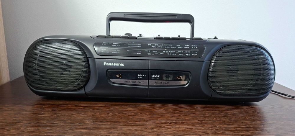 Radio dublu casetofon Panasonic