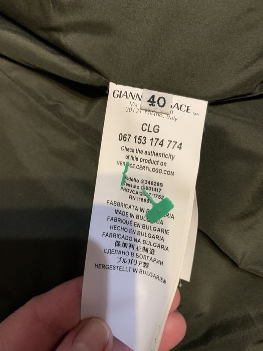 Geaca Versace originala