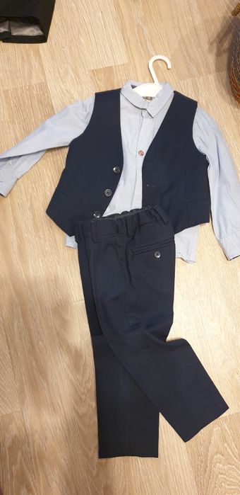 Детски костюм, син черен и смокинг