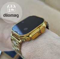 Ceas smartwatch ULTRA PRO GOLD EDITION 49mm IPS cu AOD