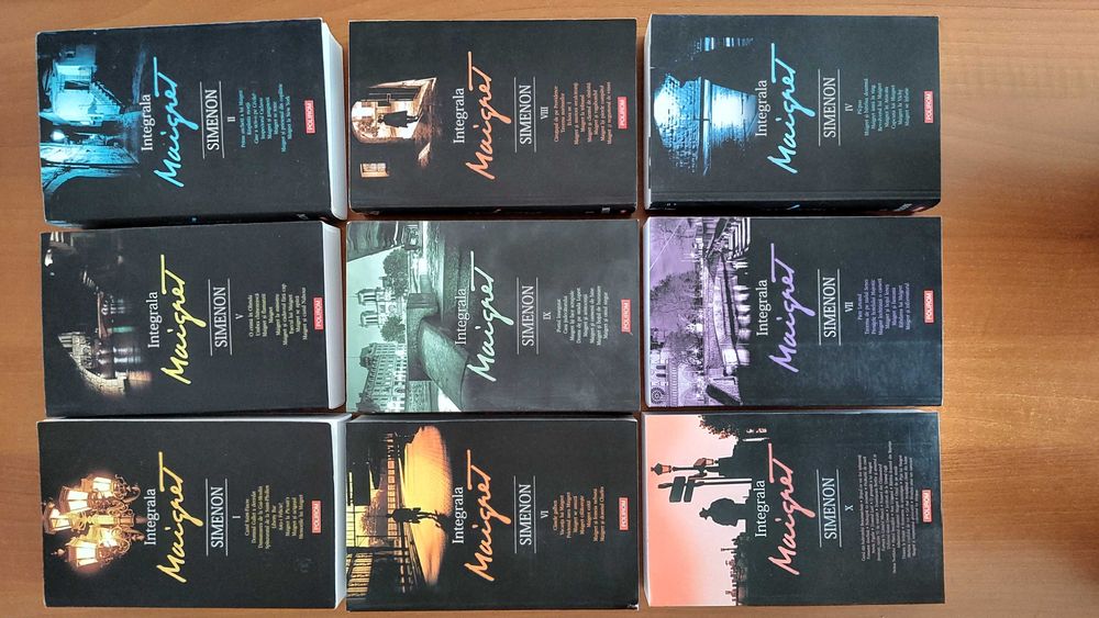George Simenon – Integrala Maigret - 9 vol. (din 10) - lipsa vol. 3