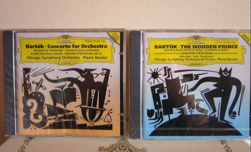 cadou rar Bela Bartok Pierre Boulez made in Germany 1992 cd sigilat
