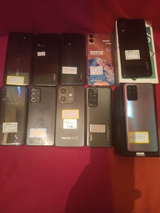 Смартфоны Samsung,xiaomi, oppo