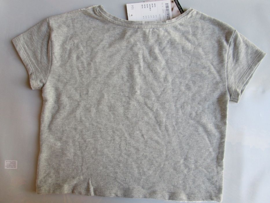 Нова с етикет тениска, био памук, 158-164см.