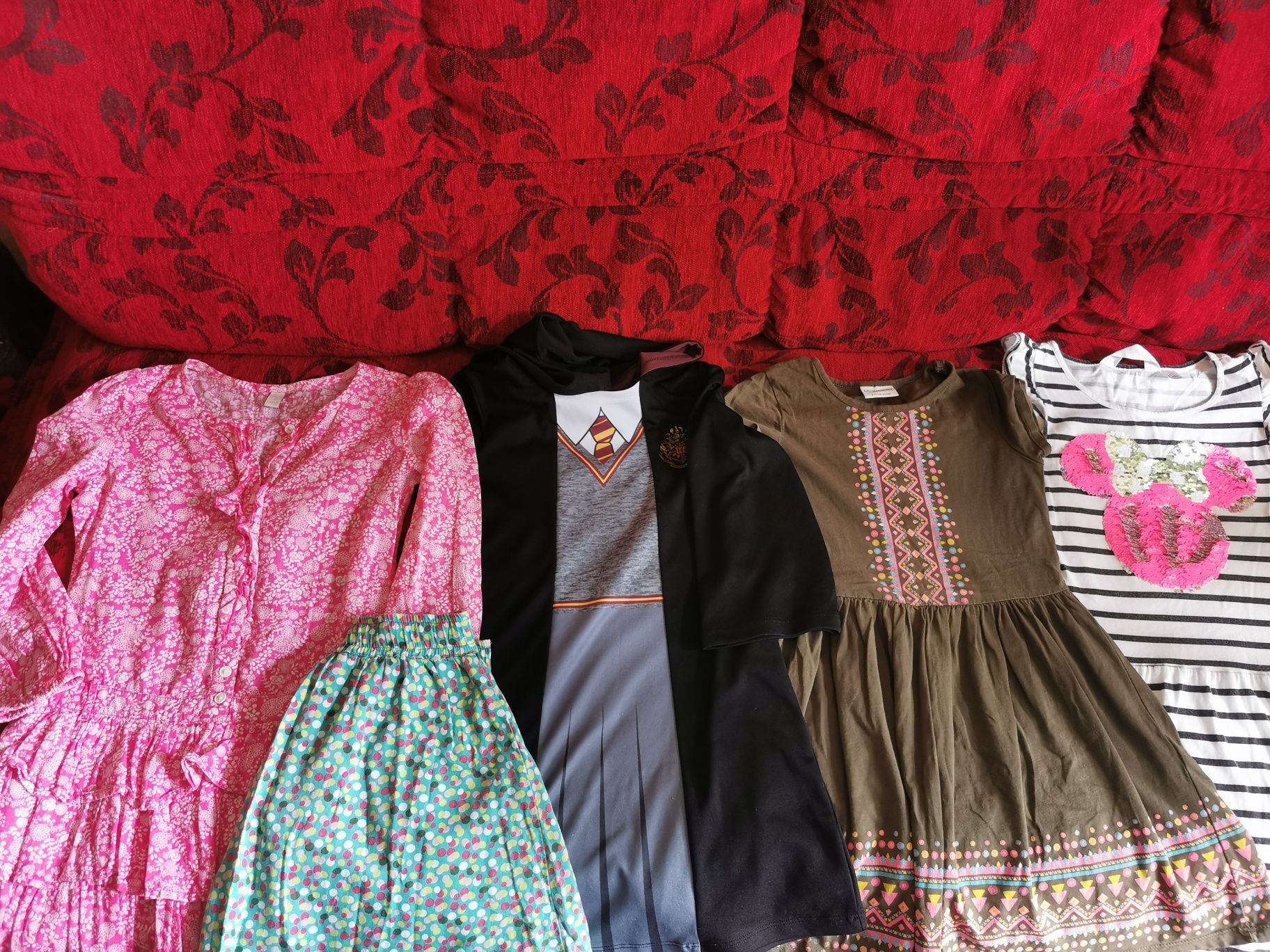 Lot rochițe fetițe 6-8 ani, 116-122 cm