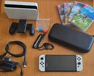 Nintendo Switch OLED 64GB запазено състояние