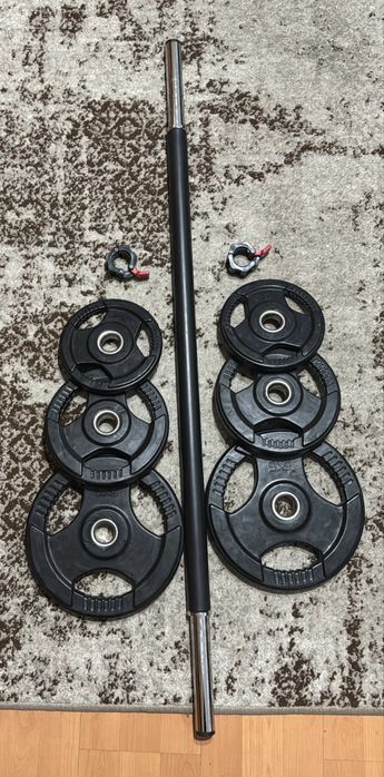 Vand set bara cu greutati– 17,5 kg plus bata