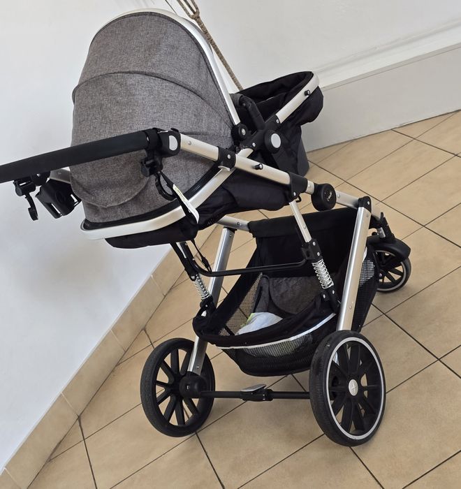 Cărucior 2 in 1 Transformabil 0 - 36 luni Gri