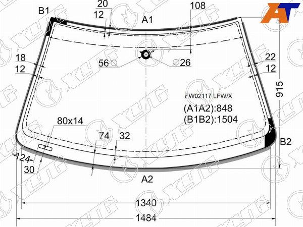 Стекло лобовое + дд VOLKSWAGEN GOLF IV 3/4/5D 97-03 / BORA/JETTA 4D 98