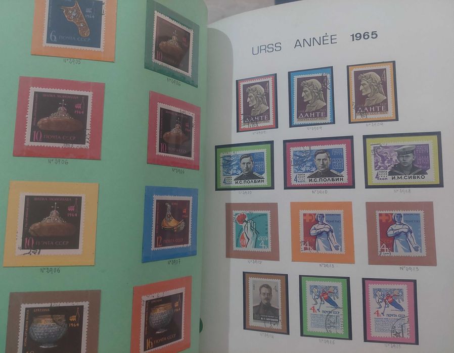 Album cu timbre rusesti 1964 (URSS)