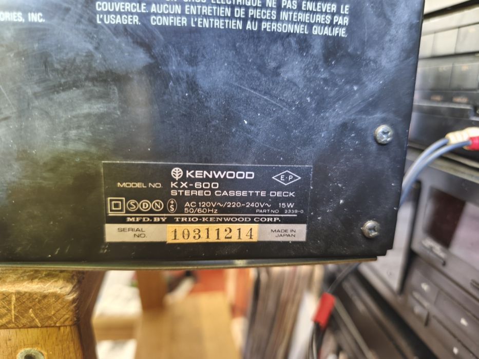 Deck Kenwood KX600