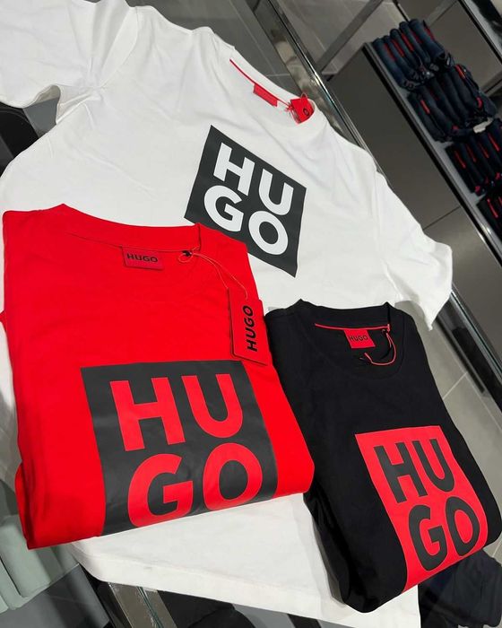 ПРОМО ! Hugo Boss мъжки тениски , маркови тениски висок клас Хуго Бос