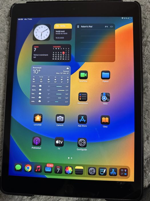 Vand tableta iPad gen 9, 64gb WI-FI +pen, Contact doar telefonic