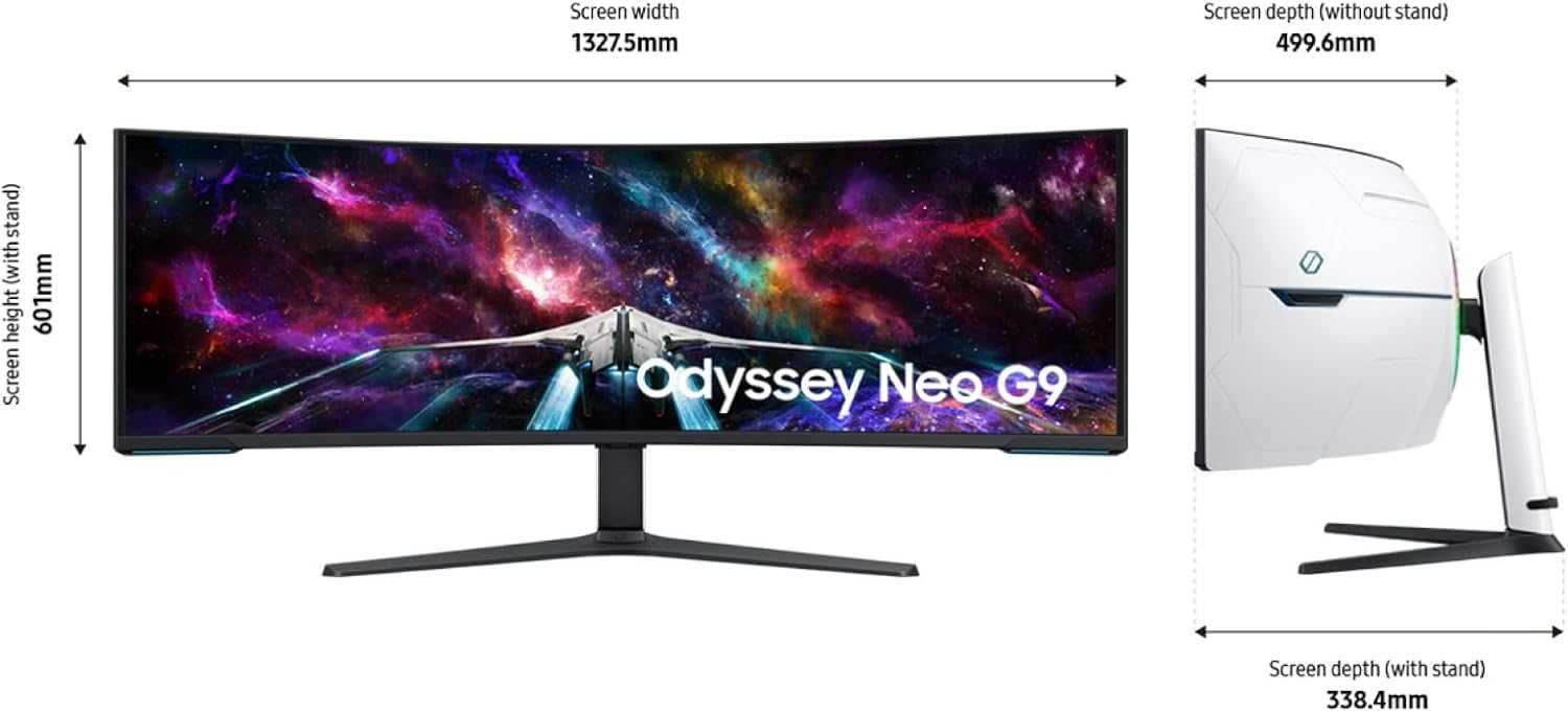 [НОВЫЙ] Монитор Samsung 57" Odyssey Neo G9 LS57CG952EAMXUE 8K 240Hz