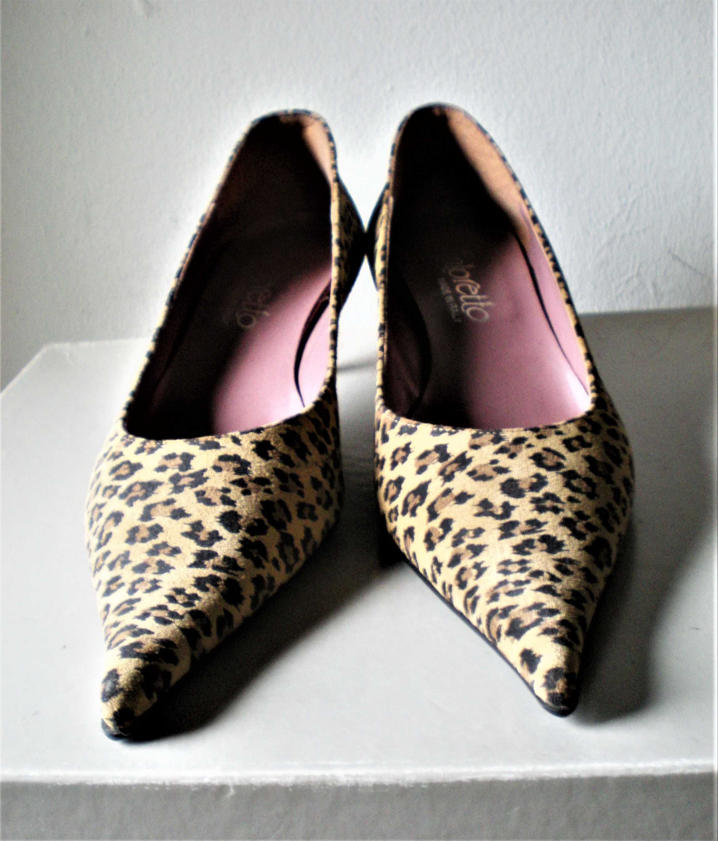 Pantofi LEOPARD din piele naturală întoarsă_brand TINTORETTO_Italia