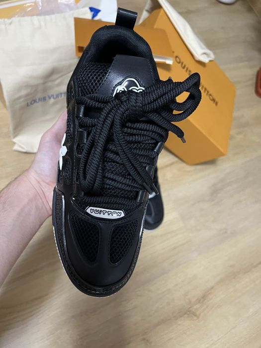 Adidasi LV Louis Vuitton SKATE Shoes Black/White 42/43