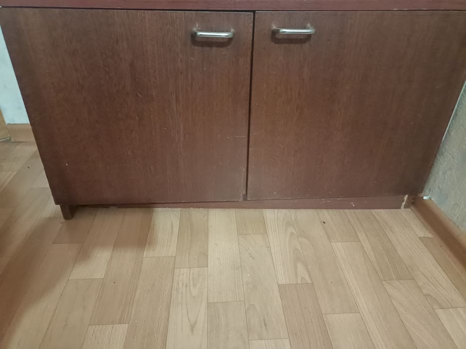 Шкаф тумба  коричневая