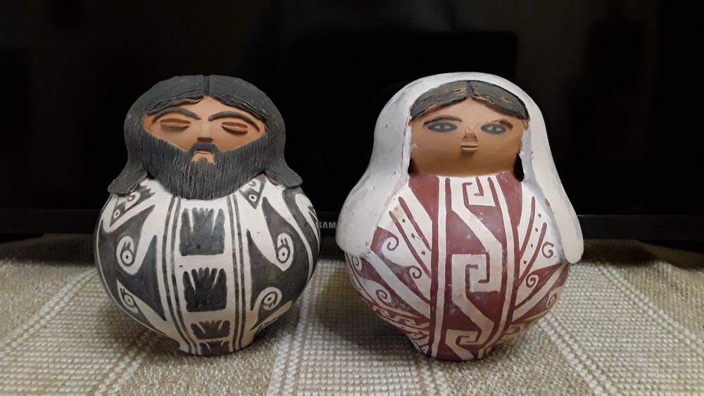 Set figurine de teracota Mexic