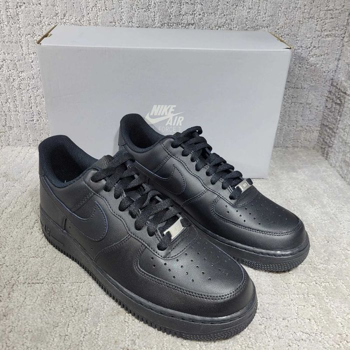 Nike Air Force 1 07' Triple Black (36-47 номер)