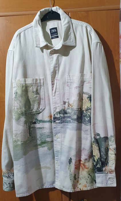 Geaca denim Zara ,  mar M/38, Nouă!