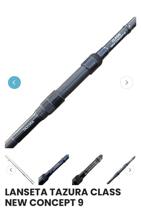 Vand 1 bucata lanseta tazura class new concept 9 inele 3,96m