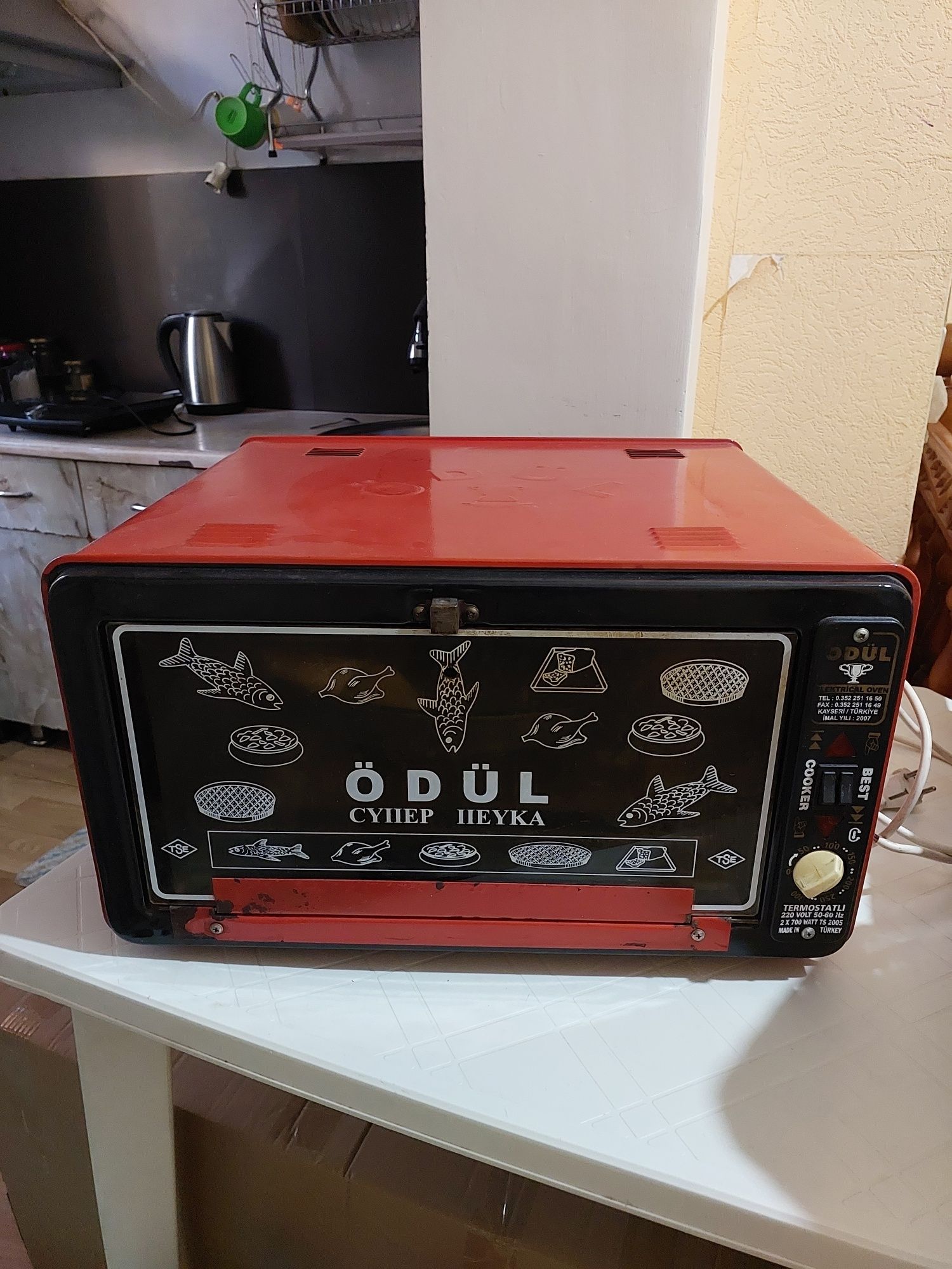 Elektor duxovka ODUL, духовка Одул