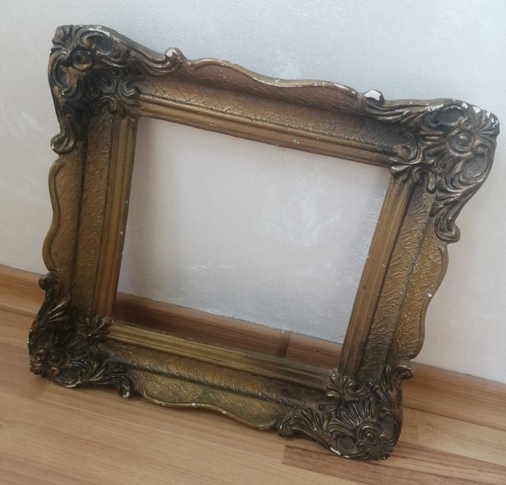 Rama tablou veche vintage anii 1950 1960 din ipsos