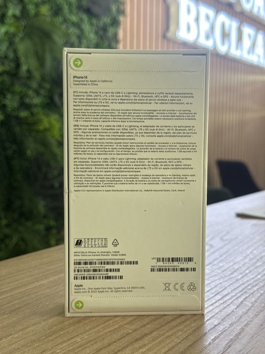 iPhone 14 / 128GB / Midnight / Sigilat