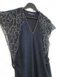 Rochie matase naturala pietricele French Connection Nissa PNK