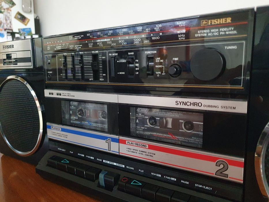 Radiocasetofon Fisher Impecabil pentru colectionari