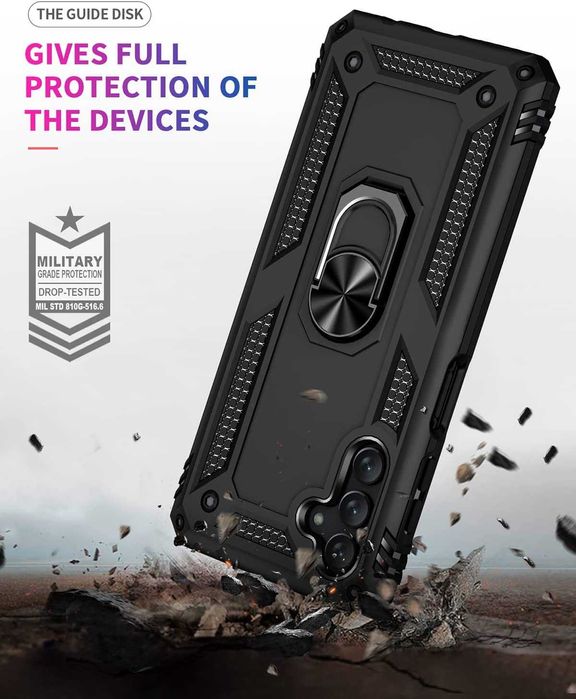 Husa hybrid ARMOR cu inel pentru Samsung Galaxy A04s , A13 5G , A23 5G