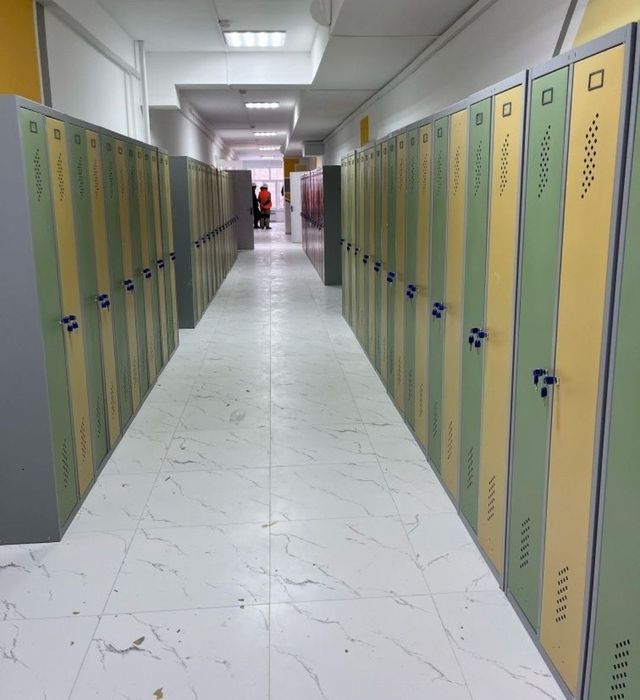 Шкафы металлические 2-3 секции