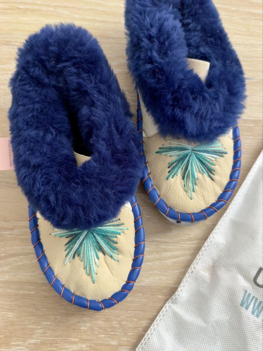 Нови Пантофи - Овча Кожа - С етикет