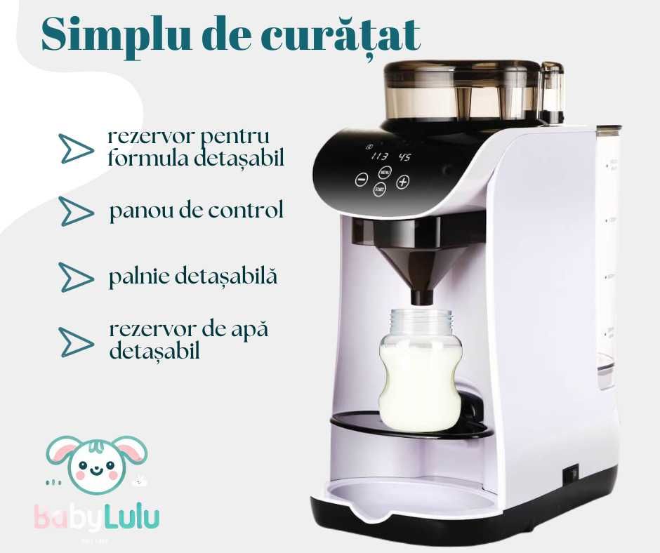 BabyLulu – Espressor Lapte Praf pentru Bebeluși + Cadou!