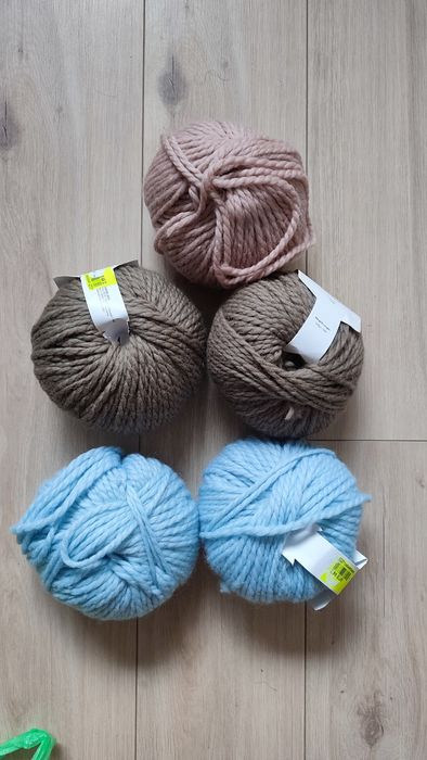 Калбета прежда - 100% вълна и памучно макраме