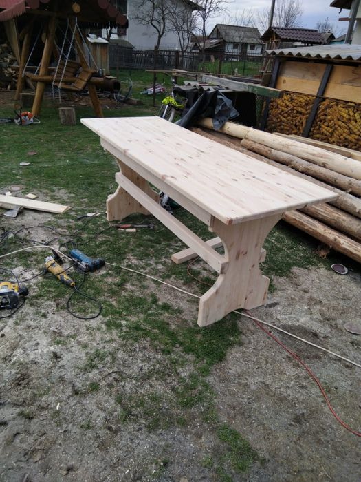 Masă terasă lemn masiv