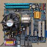 Kit Placa de baza Asrock Conroe 1333-D 667 Procesor Intel E7600 Ram 4G