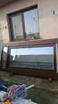 Ușă PVC exterior cu geam termopan + luminator