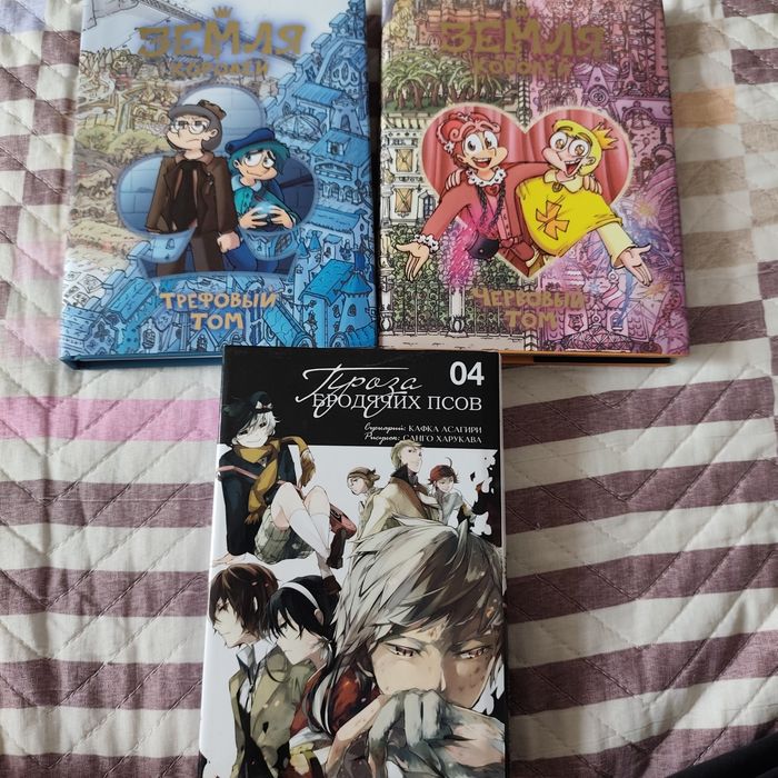 книги/манги на русском и турецком.