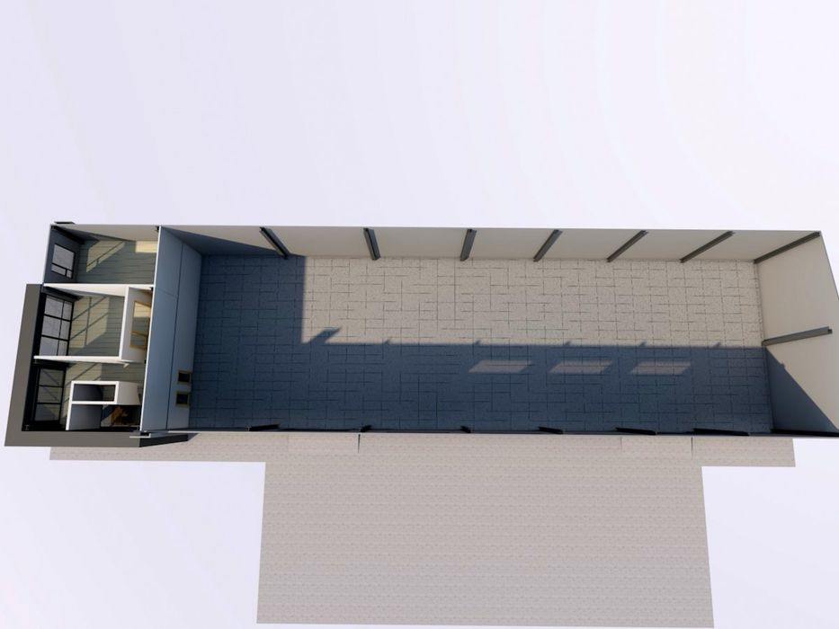 Hala si Birouri 595mp , Platforma Pavaj 1500mp