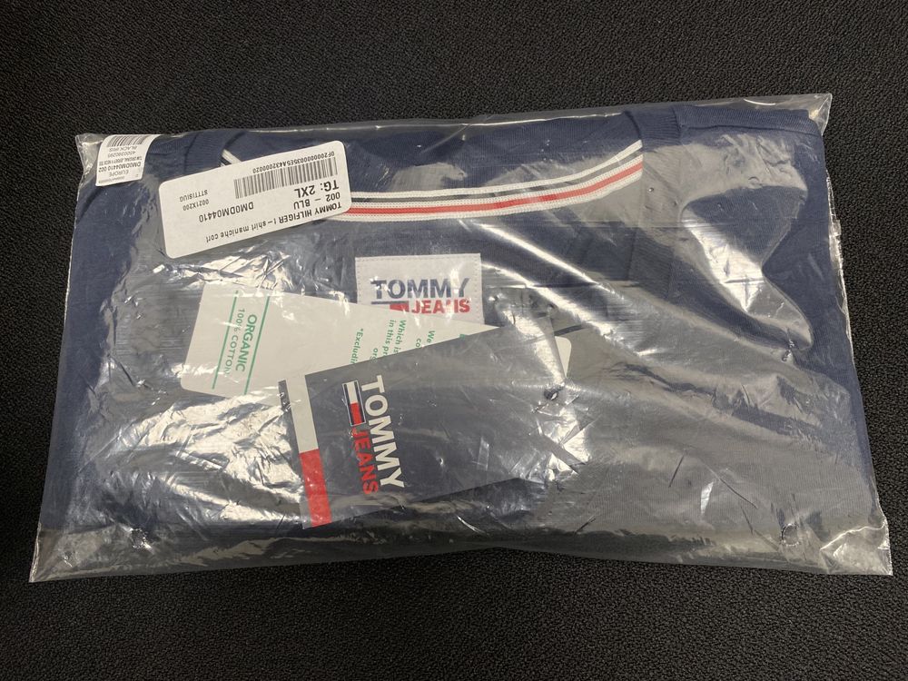 Оригинална мъжка тениска Tommy Hilfiger DM0DM04410_BLU