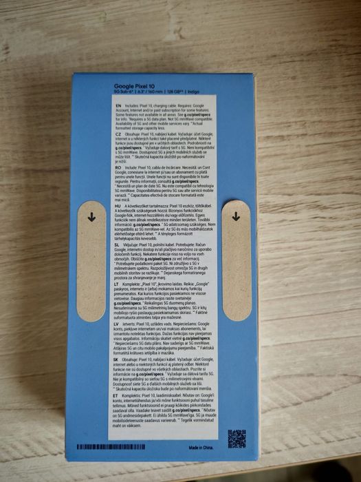 Google Pixel 10 128 gb 12gb ram
