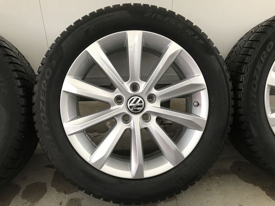 Jante Roti 17 VW Passat B8 Skoda Superb T Roc anvelope 215 55 R17 M+S