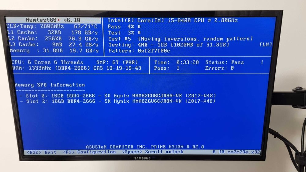 Kit memorii RAM PC 32Gb DDR4 2666Mhz(2x16Gb) Hynix Dual Channel